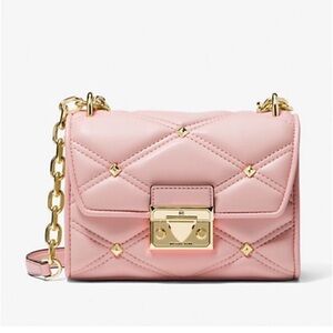MICHAEL KORS NWT SERENA Quilted Pink